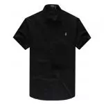 ralph lauren 2019U chemises hommes manche courte coton chaud polo color pony noir